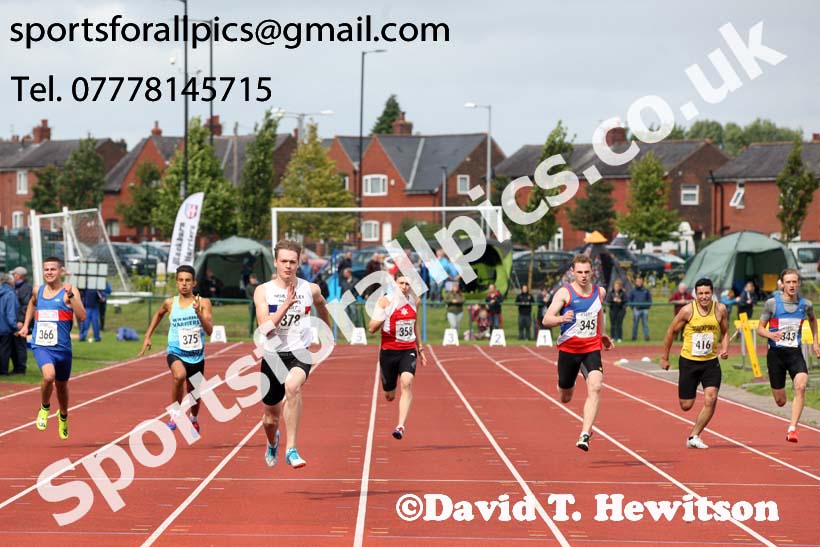 Mens under-17s 200 metres, Northern Under-17s/U-15s and U13s Champs, Leigh Sports Village, Leigh. Photo: David T. Hewitson/Sports for All Pics
